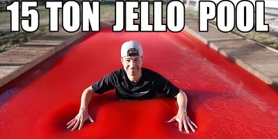 Bellyflopping Into a 15 Ton Jello Pool
