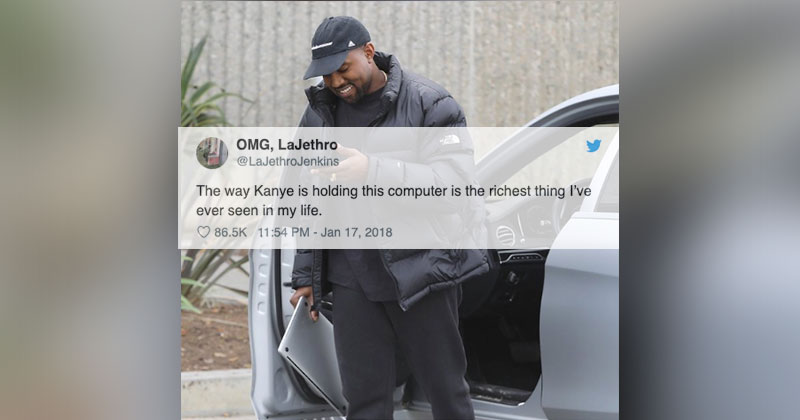 the way kanye holding this computer The Shirk Report   Volume 525