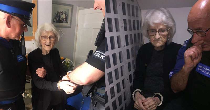 93 year old granny josiee28099s dying wish to be arrested just once gets granted 2 93 Year Old Granny Josie’s Dying Wish to Be Arrested Just Once Gets Granted