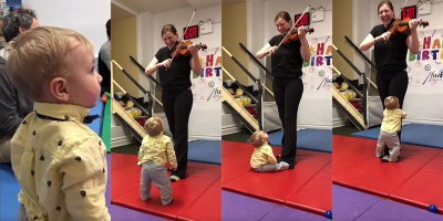 This Baby's Reaction to Hearing a Violin for the First Time Made My Day