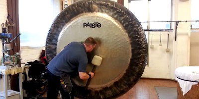 Have You Ever Heard What an 80 Inch Symphonic Gong Sounds Like?