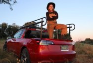 The ‘Queen of Sh*tty Robots’ Just DIY’d Her Tesla Into a Pickup Truck