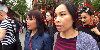 Female Pickpocket Gang in London Caught on Camera Stealing Purse From Tourist