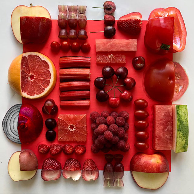 21 Delicious Geometric Food Gradients by Artist Adam Hillman ...