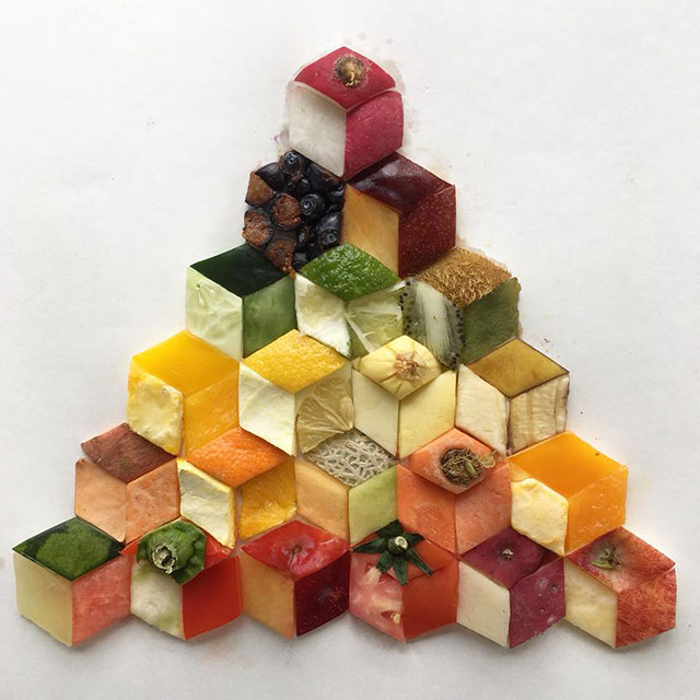 food art by adam hillman 3 21 Delicious Geometric Food Gradients by Artist Adam Hillman