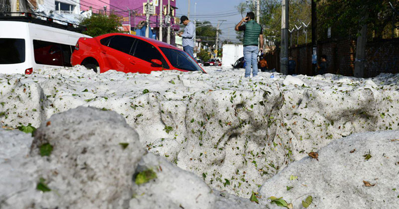 There Was a Massive Ice Storm… In Mexico… In the Middle of the Summer