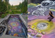 Ania Amador Just Painted the Coolest Looking Swimming Pool Ever
