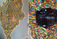 This Awesome Lego Sculpture Opens Up Into a Mini Music Festival