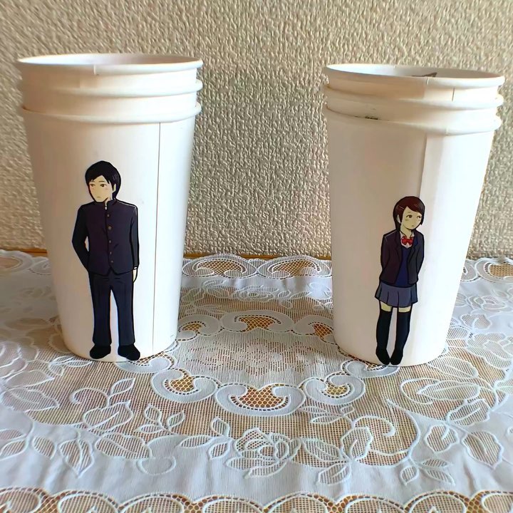 artist finds creative way to use paper cups to tell a love story 10 Artist Finds Creative Way to Use Paper Cups To Tell a Love Story