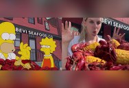 Two Swiss Girls Perfectly Recreate Homer Eating Through New Orleans