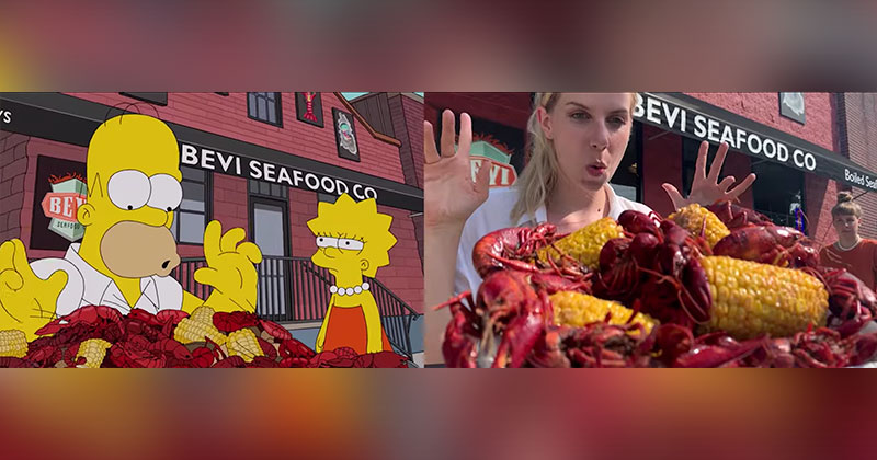 Two Swiss Girls Perfectly Recreate Homer Eating Through New Orleans