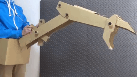 guy makes toy weapons from old amazon boxes 14 Guy Makes Oversized Novelty Weapons from Old Amazon Boxes