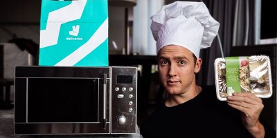 Guy Gets on London Food Delivery App Selling Microwave Meals