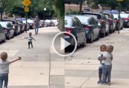 Toddler Besties Running Into Each Other on the Street is Everything