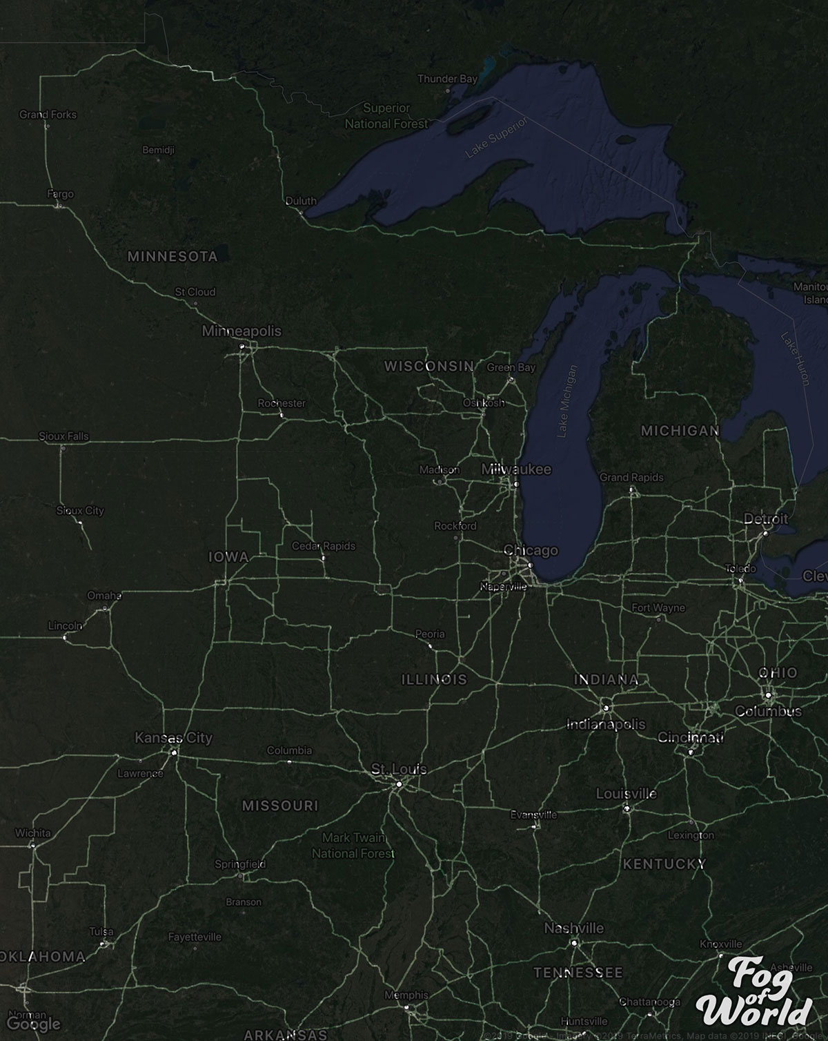truck driver map reddit 4 A Truck Driver Recorded His Travels Since 2012 and Mapped the Results