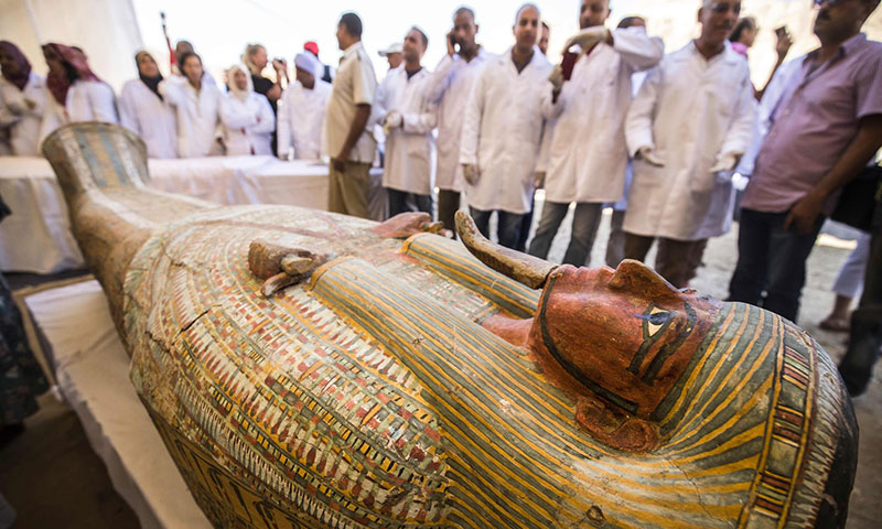ancient coffins found in egypt 2 30 Ancient Coffins from 3,000 Years Ago Discovered in Luxor, Egypt