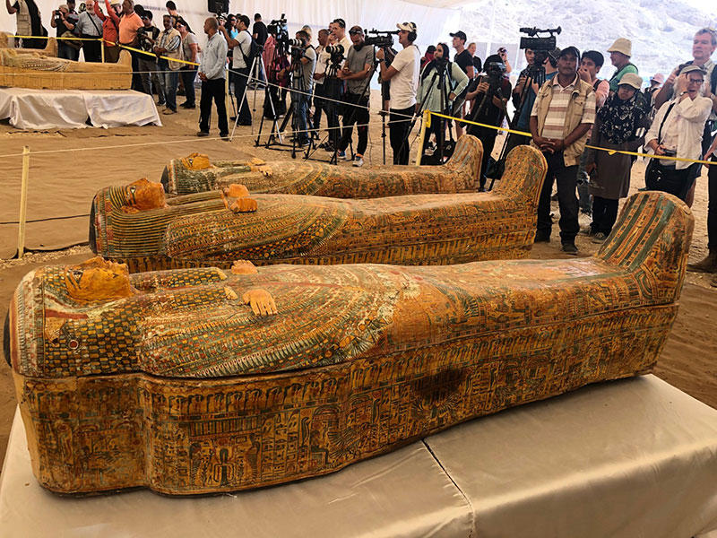 ancient coffins found in egypt 9 30 Ancient Coffins from 3,000 Years Ago Discovered in Luxor, Egypt
