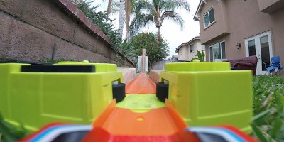This Backyard Hot Wheels Course Has Turbo Boosters and It's Amazing