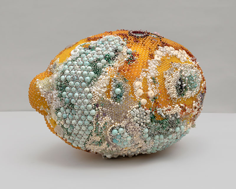 moldy fruit sculptures formed from gemstones by kathleen ryan 11 Decoration and Decay: Moldy Fruit Sculptures Formed From Gemstones