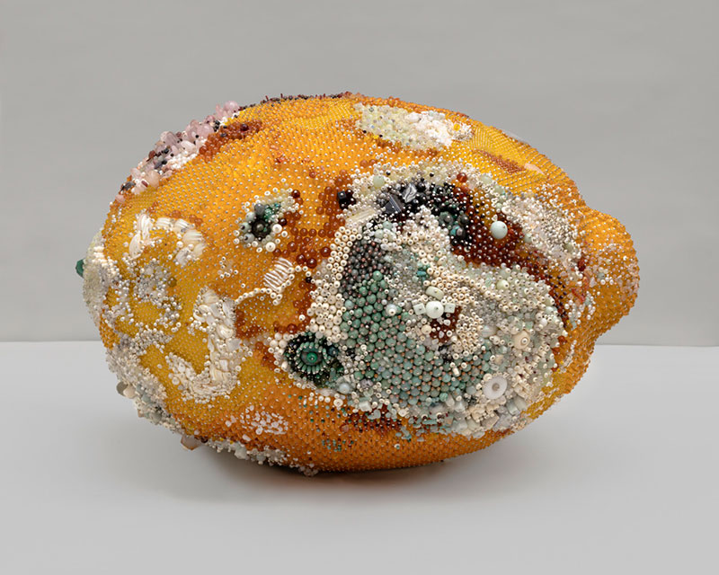 moldy fruit sculptures formed from gemstones by kathleen ryan 12 Decoration and Decay: Moldy Fruit Sculptures Formed From Gemstones