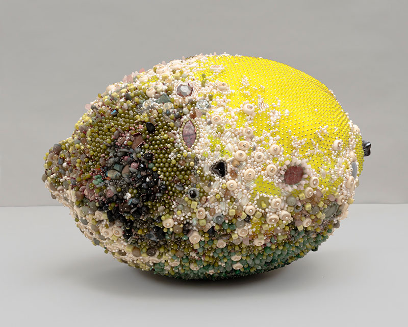 moldy fruit sculptures formed from gemstones by kathleen ryan 9 Decoration and Decay: Moldy Fruit Sculptures Formed From Gemstones