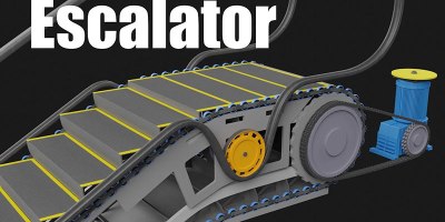 This 3D Animation Elegantly Explains How An Escalator Works