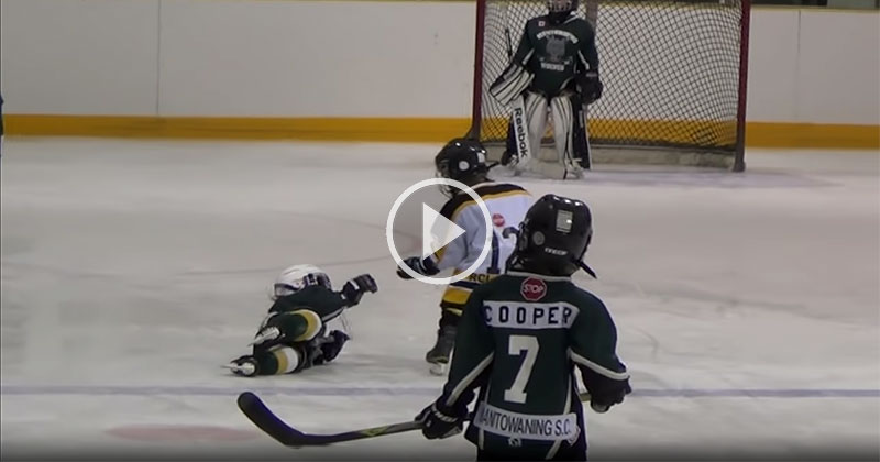 This Tyke Helping Up a Player on the Other Team is the Sweetest Thing