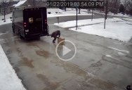 A Security Cam Captured the Greatest Delivery Attempt of All Time