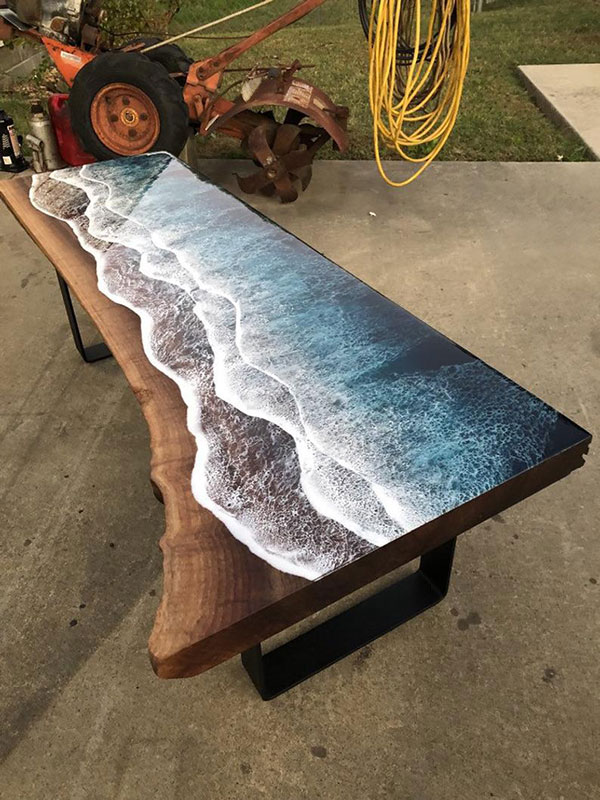 live edge ocean surface tables by rivka wilkins and jared davis 18 These Live Edge Ocean Shore Coffee Tables are Incredible (18 Pics)
