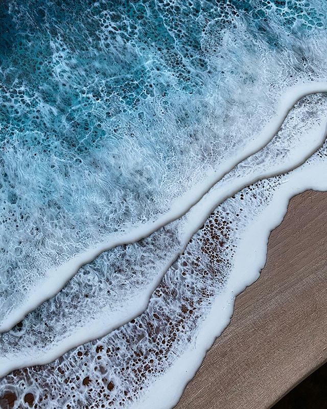 live edge ocean surface tables by rivka wilkins and jared davis 2 These Live Edge Ocean Shore Coffee Tables are Incredible (18 Pics)