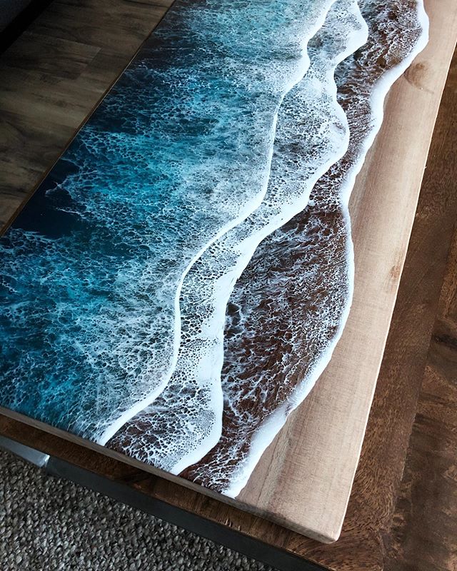 live edge ocean surface tables by rivka wilkins and jared davis 5 These Live Edge Ocean Shore Coffee Tables are Incredible (18 Pics)