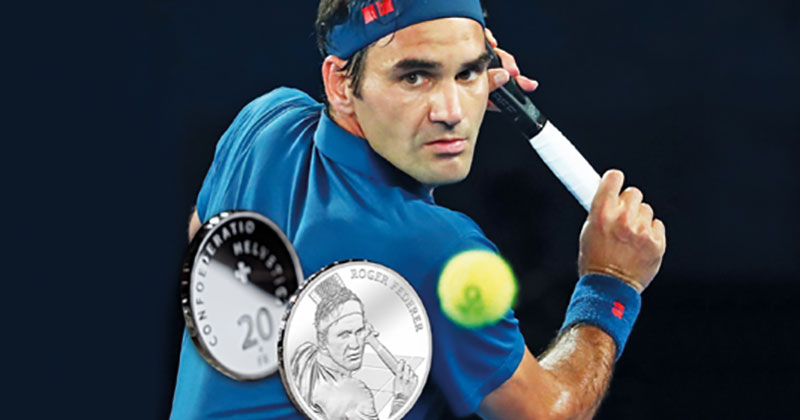 Roger Federer Becomes First Ever Living Person Celebrated on Swiss Coins