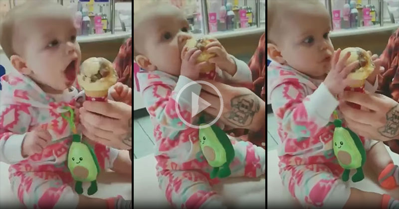 This Baby Tasting Ice Cream for the First Time is All of Us