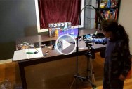 Proud Papa Takes Timelapse of His Daughter Making Her First Stop Motion Film
