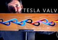 Using Fire to Visualize How a Tesla Valve Works