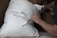 Marble Pillows Chiseled by Hakon Anton Fageras