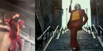 Someone Filmed the Original Take of Joker's Stairs Dance Scene from Their Window