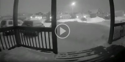 Video Doorbell Captures Historic 24 Hour Snowfall in Newfoundland