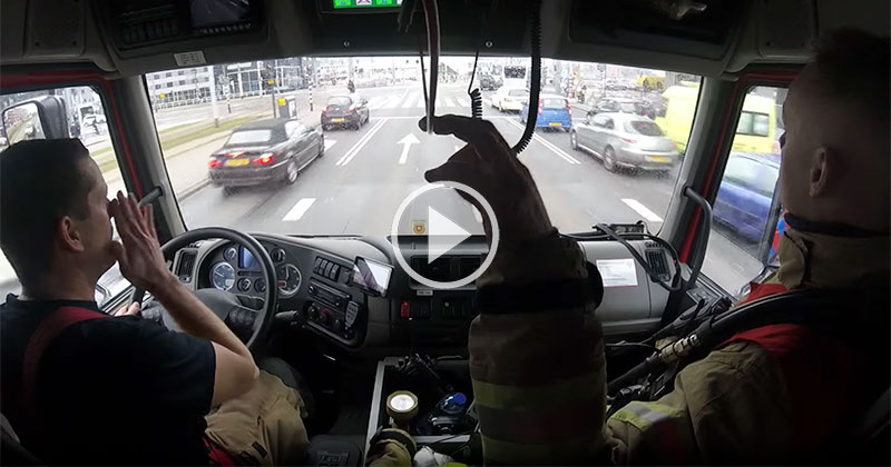 This is What Driving Through Traffic in an Emergency Looks Like