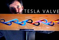 Using Fire to Visualize How a Tesla Valve Works