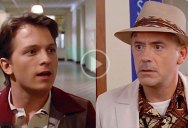 Back to the Future, Only It’s Tom Holland and Robert Downey Jr