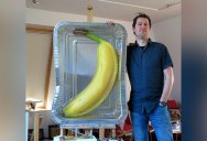 This Oil Painting on a Flat (but Not Rectangular) Panel is Bananas
