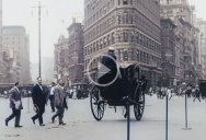 New York City in 1911, Upscaled to 4K 60fps with Sound and Color Added