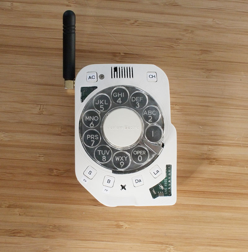 rotary cellphone by justine haupt 5 This Space Engineer Hates Touchscreens So She Built a Rotary Cellphone