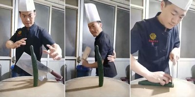 Now THAT is what you call a chef! (watch to the end)