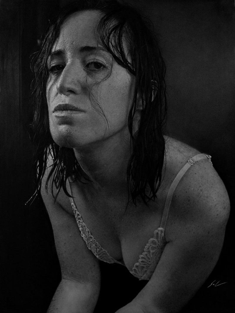 hyperrealistic charcoal portraits by dylan eakin 8 These Hyperrealistic Charcoal Portraits by Dylan Eakin are Incredible