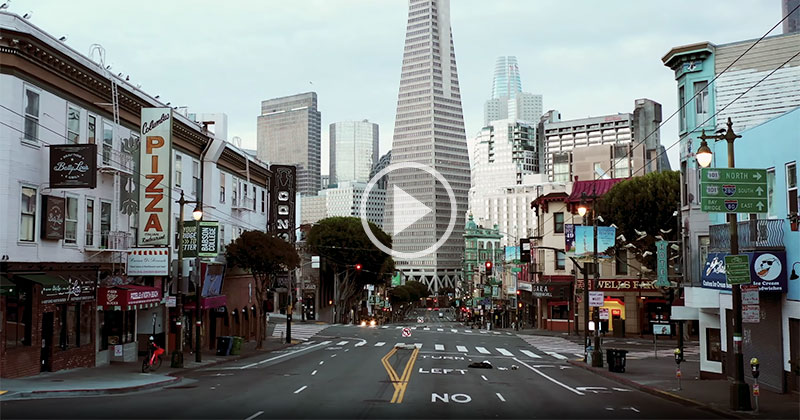 This Drone Tour of San Francisco Under Quarantine is So Surreal