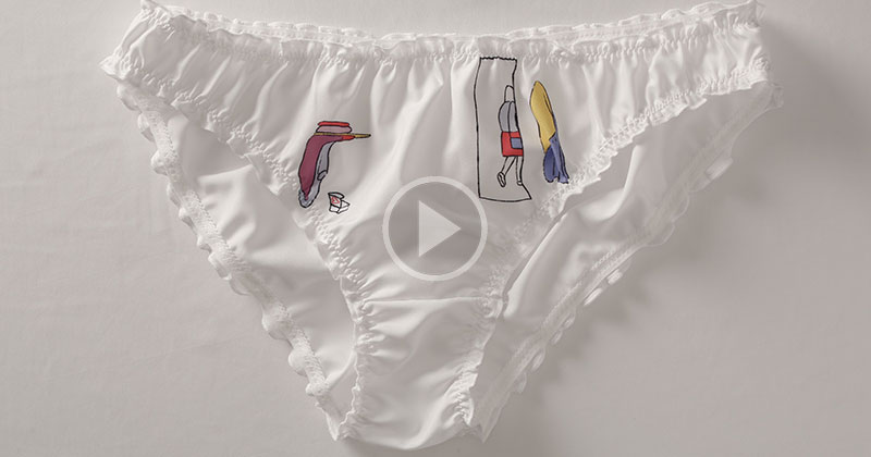 A Beautiful Short About a Local Lingerie Factory Animated Entirely on Fabric