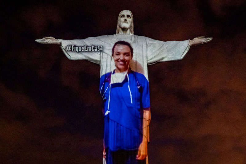 brazil thanks medical workers with powerful easter sunday tribute 5 Brazil Thanks Medical Workers with Powerful Easter Sunday Tribute