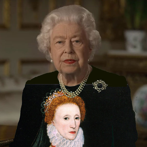 green screen queen photoshop green top 14 The Queen Wore Another Green Screen Outfit and the Internet Rejoiced
